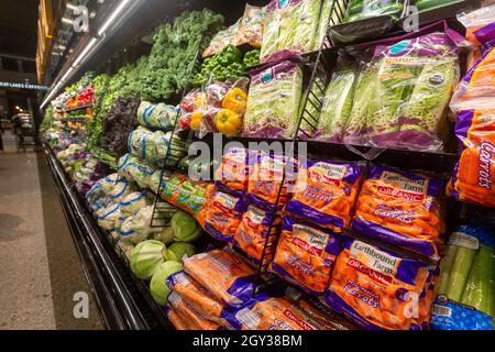 Detroit, Michigan - Rivertown Market, un supermarché plus petit exploité par la chaîne Meijer, est ouvert dans le centre-ville de Detroit.Le magasin est l'un des seuls Banque D'Images