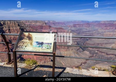 Parc national du Grand Canyon, Arizona, États-Unis - 10 octobre 2020 : les camps d'Hermit Banque D'Images