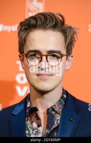 Photo du dossier datée du 23/06/19 de Tom Fletcher qui a nommé la star Harry Potter Tom Felton comme la personne qu'il voudrait lui jouer dans une biopsie. Banque D'Images