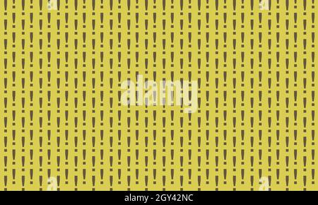 Motif géométrique moderne simple sans couture de couleur rose forme florale, texture de ligne sur fond jaune.Papier peint floral abstrait clair, brillant jusqu'au Banque D'Images