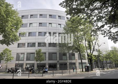 FRANCE.PARIS (75) L'HÔPITAL DE TENON DANS LE 20 ÈME ARRONDISSEMENT Banque D'Images