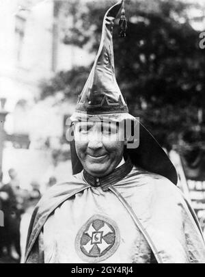 Hiram Wesley Evans, Grand Warlock du Ku Klux Klan.[traduction automatique] Banque D'Images