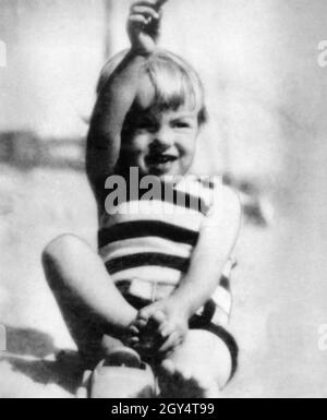 L'actrice américaine Marilyn Monroe, enfant.[traduction automatique] Banque D'Images