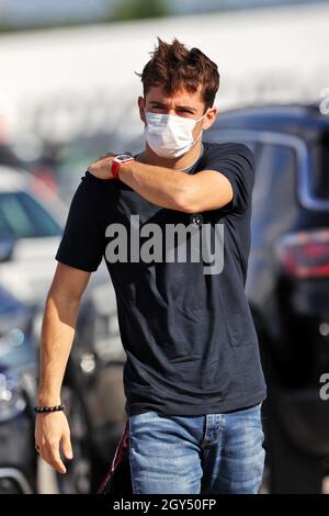 Parc d'Istanbul, Turquie.07e octobre 2021.Charles Leclerc (mon) Ferrari.Grand Prix de Turquie, jeudi 7 octobre 2021.Istanbul, Turquie.Crédit : James Moy/Alay Live News Banque D'Images