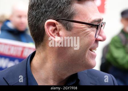 Andy Burnham Maire de Manchester en octobre 2021 Banque D'Images