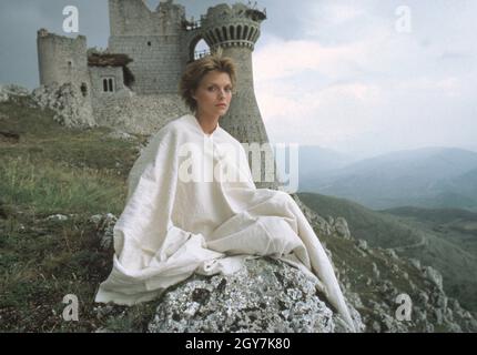 Ladyhawke année : 1985 Etats-Unis Directeur : Richard donner Michelle Pfeiffer Banque D'Images