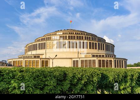 Vue sur le bâtiment du Centennial Hall à Wroclaw, en Pologne Banque D'Images