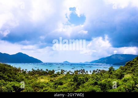 Vung RO, baie de Phu yen Banque D'Images