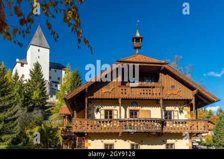 Château de Mauterndorf, quartier de Tamsweg, province de Salzbourg, Autriche Banque D'Images