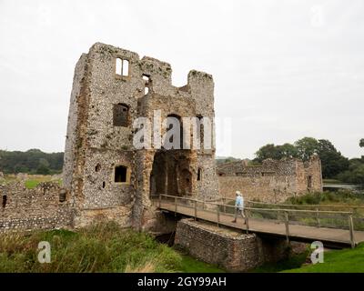 Château de Baconsthorpe, à Baconsthorpe, Norfolk, Royaume-Uni. Banque D'Images