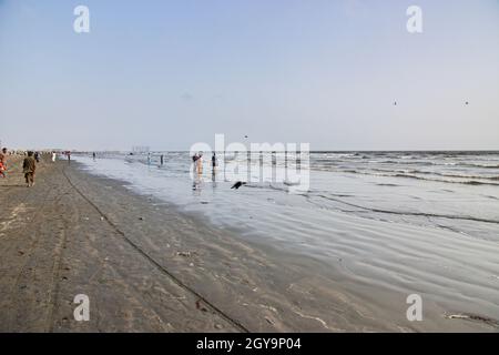 Style de vie à Clifton Beach à Karachi, Pakistan Banque D'Images