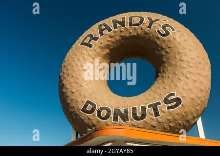 Randy's Donuts, Los Angeles Banque D'Images