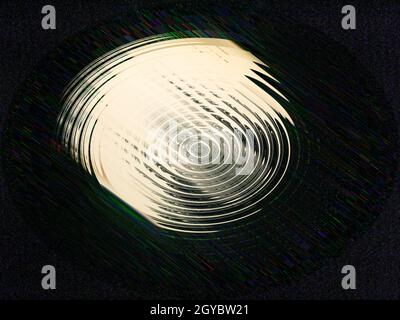 Illustration abstraite des spirales blanches dans l'espace.Gyres blanches sur fond noir.Spirales de galaxies.Une illustration fantastique.Espace.IMA en arrière-plan Banque D'Images