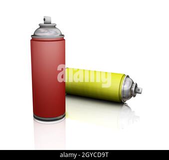 3D render of spray Banque D'Images