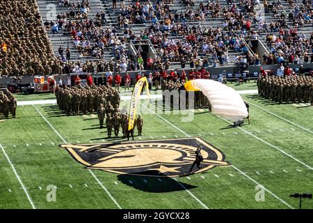 Stade de Football miche à l'Académie militaire, West Point, NY, USA Banque D'Images