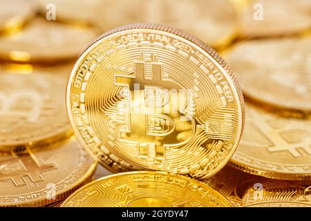 Bitcoin crypto monnaie payer en ligne payer de l'argent numérique crypto-monnaie affaires finance la pièce de monnaie Banque D'Images