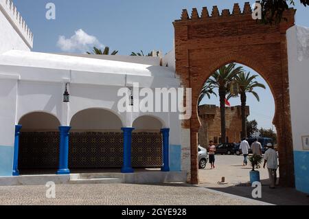 La belle ville de Larache au Maroc Banque D'Images