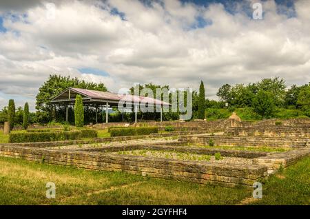 Villa Rustica, Wachenheim, Rhénanie-Palatinat, Allemagne Banque D'Images