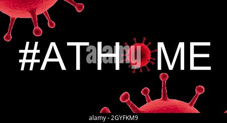 Bannière de tableau noir des étiquettes de virus corona dans différentes couleurs. Banque D'Images