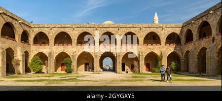 LIBAN, SUD LIBAN, SAIDA (SIDON), KHAN EL-FRANJ (CARAVANSERAI DES FRANÇAIS) Banque D'Images