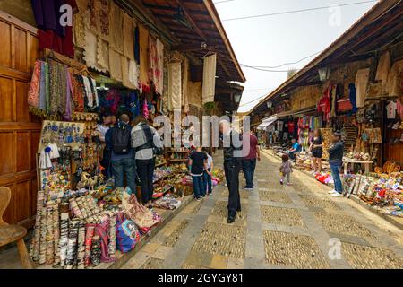 LIBAN, MONT LIBAN, JBEIL, VIEUX SOUK DE BYBLOS Banque D'Images