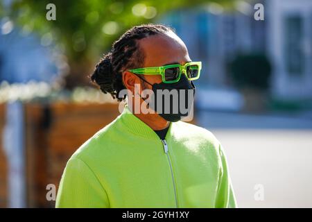 Tuzla, Turquie.08 octobre 2021.Tuzla, Turquie.8 octobre 2021 : Parc d'Istanbul, à Tuzla, Turquie.8 octobre 2021 : Tuzla, Turquie.8 octobre 2021 :HAMILTON Lewis (gbr), Mercedes AMG F1 GP W12 E Performance, portrait lors du Grand Prix turc de Formule 1 Rolex 2021, 16e tour du Championnat du monde de Formule 1 2021 de la FIA du 8 au 10 octobre 2021 sur le Parc d'Istanbul, à Tuzla, Turquie - photo Xavi Bonilla / DPPI crédit:DPPI Media/Alamy Live News crédit: DPPI Media/Alamy Live News crédit: DPPI Media/Alamy Live News Banque D'Images