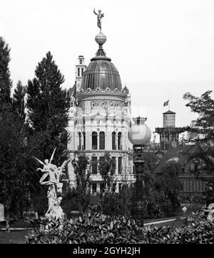 Pavillon des industries du gaz, exposition universelle, Paris, 1889 Banque D'Images