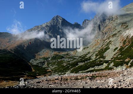 Lomnicky stit, Hautes Tatras Banque D'Images