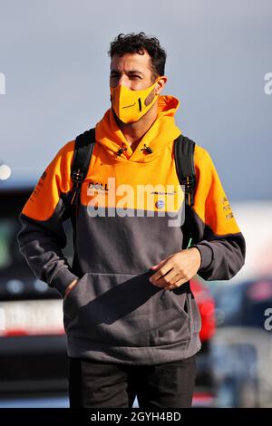 Istanbul, Turquie.08 octobre 2021.Daniel Ricciardo (AUS) McLaren.Grand Prix de Turquie, vendredi 8 octobre 2021.Istanbul, Turquie.Crédit : James Moy/Alay Live News Banque D'Images