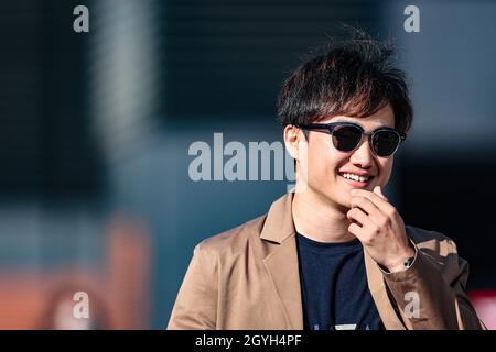 Istanbul, Turquie.08 octobre 2021.Yuki Tsunoda (JPN) AlphaTauri.Championnat du monde de Formule 1 08.10.2021, Rd 16, Grand Prix de Turquie, Istanbul, Turquie,Journée d'entraînement.Le crédit photo doit être lu : images XPB/Press Association.Crédit : XPB Images Ltd/Alamy Live News Banque D'Images