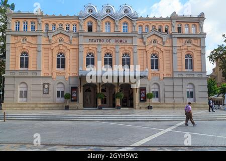 MURCIA, ESPAGNE - 19 MAI 2017 : le théâtre Roméa est un bâtiment historique (milieu du XIXe siècle) et culturel de la province de Murcie. Banque D'Images