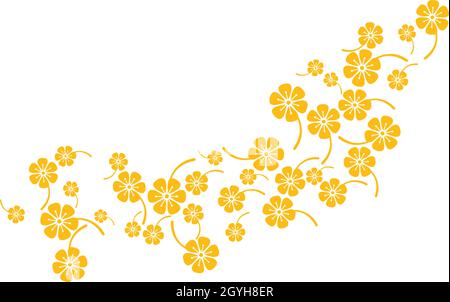 Plumeria modèle de fleurs vecteur Illustration de Vecteur