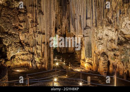 Grotte de Melidoni , Crète, Grèce, Europe Banque D'Images