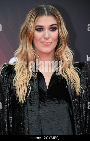 Londres, Royaume-Uni.08 octobre 2021.Honor Swinton Byrne arrive au souvenir partie II - BFI London film Festival 2021 au Southbank Centre, Royal Festival Hall, Londres, 8 octobre 2021.Crédit : Picture Capital/Alamy Live News Banque D'Images