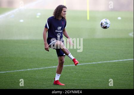 Turin, Italie.08 octobre 2021.Matteo Guendouzi de France pendant la session de formation de l'équipe française en préparation de la finale de la Ligue des Nations de l'UEFA le 8 octobre 2021 au Stadio Olimpico Grande Torino à Turin, Italie - photo Jean Catuffe / DPPI crédit: DPPI Media/Alamy Live News Banque D'Images