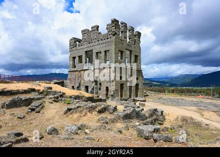 CENTUM Cellas, villa romaine, 1er siècle après J.-C., village du Mont de Santo Antao, Belmonte, quartier de Castelo Branco, Beira, Portugal Banque D'Images