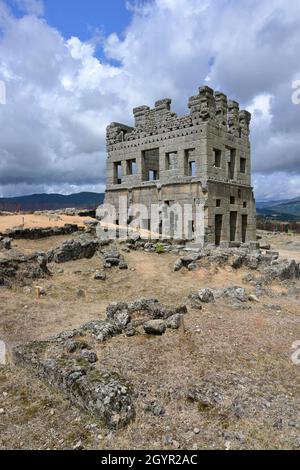 CENTUM Cellas, villa romaine, 1er siècle après J.-C., village du Mont de Santo Antao, Belmonte, quartier de Castelo Branco, Beira, Portugal Banque D'Images