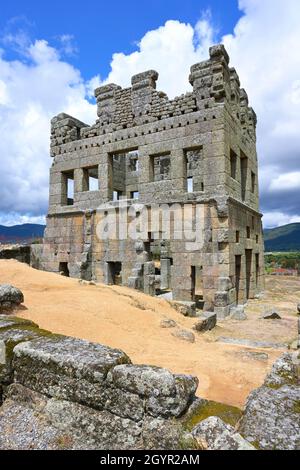 CENTUM Cellas, villa romaine, 1er siècle après J.-C., village du Mont de Santo Antao, Belmonte, quartier de Castelo Branco, Beira, Portugal Banque D'Images
