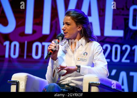 Trento, Italie, 09 octobre 2021, Marta Bassino pendant le Festival dello Sport 2021 - Samedi - Evénements Banque D'Images