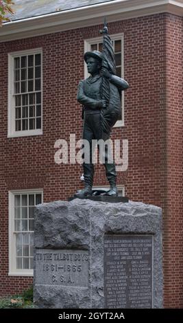 Statue Talbot Boys dans le Maryland, États-Unis Banque D'Images