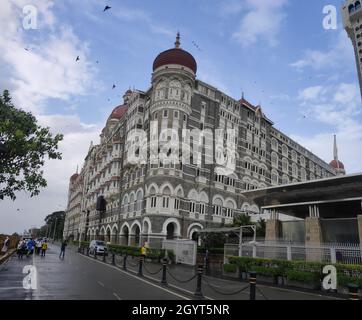 Taj Hotels est une chaîne d'hôtels de luxe et une filiale de l'Indian Hotels Company Limited, dont le siège social est situé à Express Towers, Nariman point, Mumbai. Banque D'Images