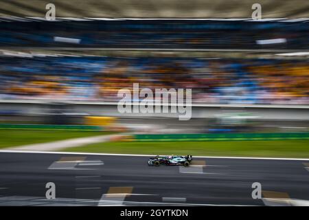 05 VETTEL Sebastian (ger), Aston Martin F1 AMR21, action au cours du Grand Prix turc de Formule 1 Rolex 2021, 16e tour du Championnat du monde de Formule 1 de la FIA 2021 du 8 au 10 octobre 2021 sur le Parc d'Istanbul, à Tuzla, Turquie - photo: Xavi Bonilla/DPPI/LiveMedia Banque D'Images