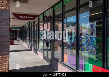 Vadnais Heights, Minnesota.Dollar Tree magasin, un magasin de variété de rabais est une compagnie de fortune 500. Banque D'Images