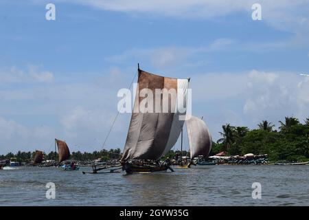 Voiliers de pêche au sri lanka Banque D'Images