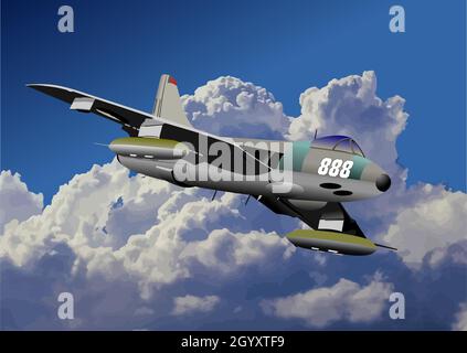 Avions de combat. Armé. Illustration 3d vectorielle pour les concepteurs Illustration de Vecteur