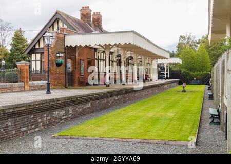 Bâtiments préservés de la gare autrefois royale de Wolferton près de Sandringham dans Norfolk Banque D'Images
