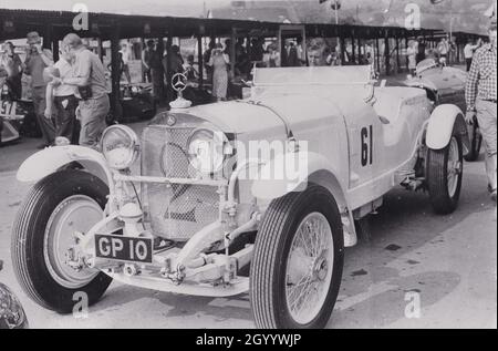 1930 Mercedes-Benz 36/220 SS (GP 10) - Brooklands ? Banque D'Images