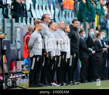 Turin, Italie.10 octobre 2021.Belgique lors de la Ligue des Nations de l'UEFA, troisième place de match de football entre l'Italie et la Belgique le 10 octobre 2021 au stade Allianz à Turin, Italie - photo Nderim Kacili/DPPI crédit: DPPI Media/Alay Live News Banque D'Images