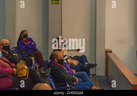 Santa Maria RS Brésil.10/08/2021.Événement régional d'affiliation politique du Parti des travailleurs.Autonomisation des femmes.2022 aperçus des élections dans Brazi Banque D'Images