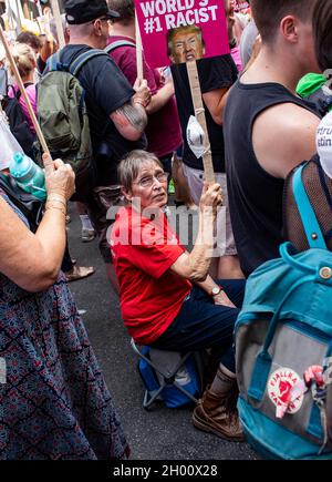 Marche anti-Trump à Londres - juillet 2018 Banque D'Images